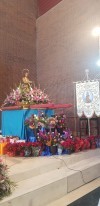 Ofrenda y procesión en honor a la Virgen de la Inmaculad