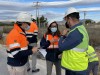 La tubería principal de abastecimiento de agua potable de San Vicente del Raspeig, en proceso de renovación