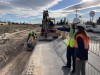 La tubería principal de abastecimiento de agua potable de San Vicente del Raspeig, en proceso de renovación