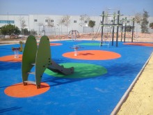 Abierta el área infantil con juegos para niños mayores de seis años en el Parque Adolfo Suárez