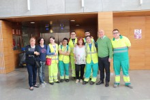 20 alumnos con diversidad funcional del Instituto Canastell inician las prácticas en el ayuntamiento