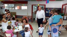 Arranca con 18 niños el primer aula de 2 años en San Vicente