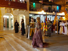 La plaza de España acoge este viernes la representación de la entrada triunfal de Jaume I