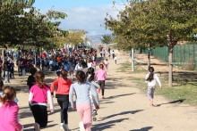 Cientos de estudiantes de San Vicente participan en el Cross Escolar 2018