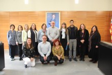 Recepción Municipal del IES María Blasco por su participación en el  proyecto educativo europeo Eramus +