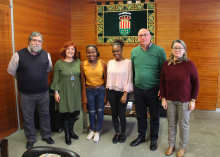 Recepción alumnas Erasmus+ en San Vicente