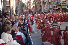 Gran despliegue de promoción de las fiestas de San Vicente en Madrid