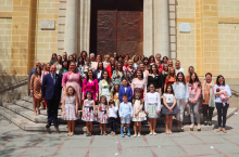 Medio centenar de mujeres festeras acuden al XVII Convivencia de Reinas de las Fiestas y de la Primavera