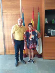 Carlos Ordóñez, medalla de bronce en BMX