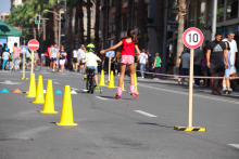 Los peatones toman la Ancha de Castelar en el Día Europeo sin Coches