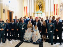 La Guardia Civil de San Vicente homenajea a su  patrona en el 175 aniversario de su fundación