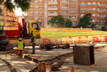 El Ayuntamiento mejora la seguridad vial de la rotonda de Juan XXIII