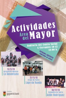 Tres semanas, tres actividades