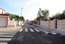 Finalizan las obras de reurbanización del paseo de los Olivos