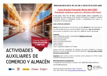 Juventud oferta un curso gratuito para formar a  auxiliares de Comercio y Almacén