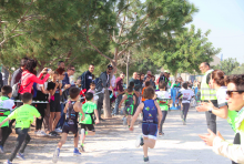 Más de 300 deportistas participan en el V Duatlón Escolar