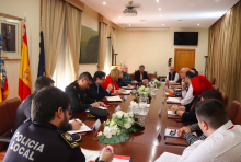 Reunión de coordinación en materia de seguridad en el barrio Santa Isabel entre el Ayuntamiento y la Subdelegación del Gobierno