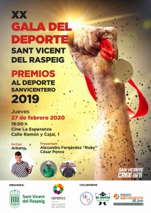 San Vicente ya conoce a los finalistas de la XX Gala del Deporte'