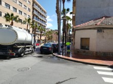 97 trabajadores desinfectan San Vicente durante la cuarentena