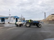 Servicios Urbanos refuerza la desinfección con una nueva cuba