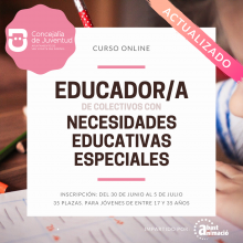 Juventud oferta un curso de educador para colectivos con necesidades educativas especiales