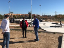 El Presidente de la Federación de Patinaje de la Comunidad Valenciana visita San Vicente del Raspeig