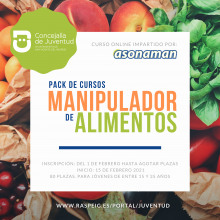 Juventud lanza un pack de cursos gratuitos online de manipulador de alimentos