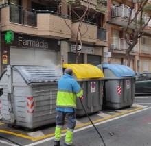 Así son los trabajos de limpieza y desinfección que continuan realizándose en San Vicente