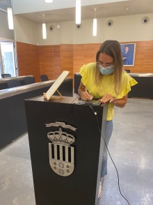 Toma de posesión de una trabajadora social