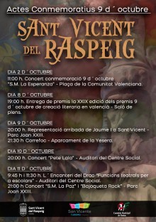 San Vicente del Raspeig regresa al medievo y celebra el 9 d’Octubre