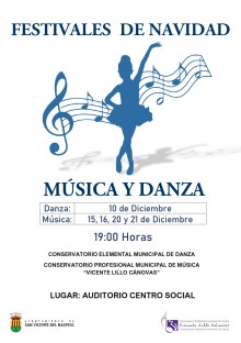 El Conservatorio de Música y Danza presenta su Festival de Navidad