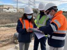 La tubería principal de abastecimiento de agua potable de San Vicente del Raspeig, en proceso de renovación