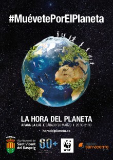 San Vicente del Raspeig se suma a la Hora del Planeta