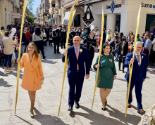 San Vicente del Raspeig celebra el Domingo de Ramos, el acto que da inicio de las procesiones de Semana Santa