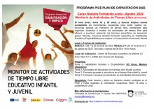 Un nuevo curso de monitor/a de actividades de Tiempo Libre tendrá lugar en el CRJ ‘Los Molinos’ durante este verano