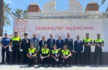 Diez agentes y dos oficiales de Policía Local San Vicente condecorados por la Agencia Valenciana de Seguridad y Emergencias