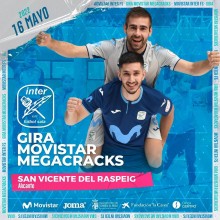 La Gira Movistar Megacracks de fútbol sala aterriza en San Vicente del Raspeig