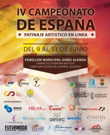 El IV Campeonato de España de Patinaje Artístico en línea aterriza en San Vicente