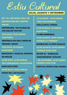 El ‘Banyaeta Fest’, principal novedad  del Estiu Cultural que arranca mañana