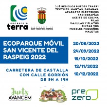 El Ecoparque Móvil llega este fin de semana a la Carretera de Castalla