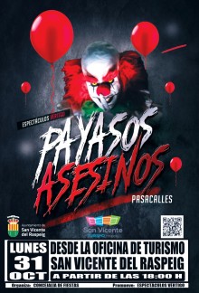 San Vicente del Raspeig celebra Halloween este lunes 31 de octubre con un pasacalles ambientado y una ruta poética de terror