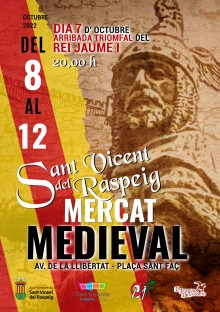 El ambiente medieval engalana San Vicente del Raspeig para los actos de celebración del 9 d’Octubre