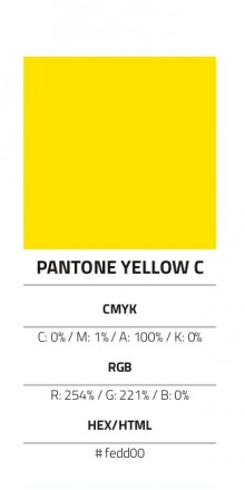 Color corporativo amarillo